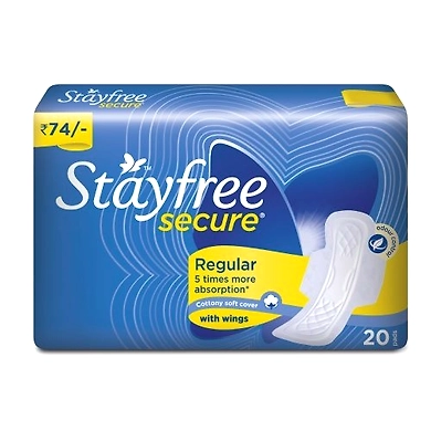 STAYFREE® SECURE® COTTONY REGULAR-JJ75-20Pad