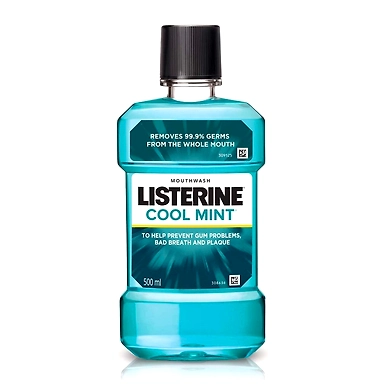 LISTERINE Cool Mint Mouthwash-JJ96-500ml
