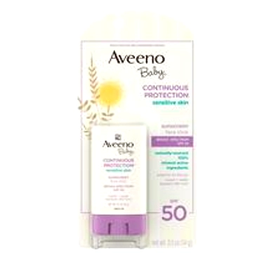 AVEENO® BABY CONTINUOUS PROTECTION SENSITIVE SKIN FACE STICK WITH BROAD SPECTRUM SPF 50-JJ113-1