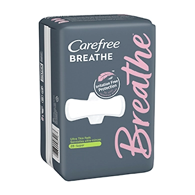 CAREFREE BREATHE™ Super Ultra Thin Pad with Wings-JJ116-1