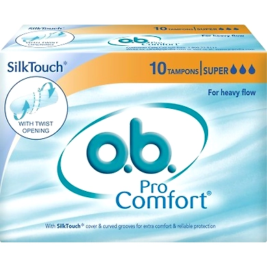 O.B. Tampon Super Tampons-JJ150-10Pack
