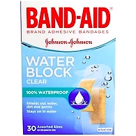 Band Aid, Adhesive Bandages, Water Block, Clear
