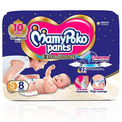 MamyPoko Pants EXTRA ABSORB SMALL-UC-7-8