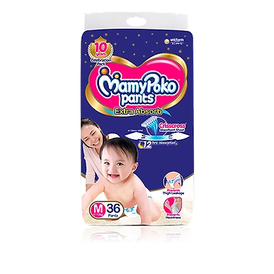 MamyPoko Pants EXTRA ABSORB MEDIUM-UC-17-36