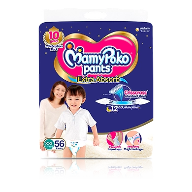MamyPoko Pants EXTRA ABSORB XX LRAGE-UC-43-56