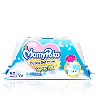 MamyPoko PURE & SOFT WIPES POP UP BOX without-fragrance