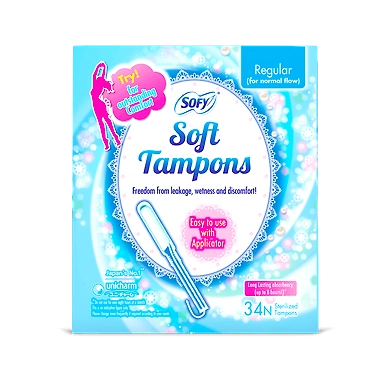SOFY SOFT TAMPONS - REGULAR-UC-90-34