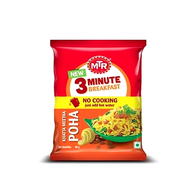 MTR 3 Minute Khatta Meetha Poha Pouch-SE102