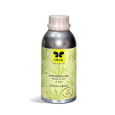 Iris Lemon Grass Fragrances Vaporizer Oil, 1 L Refill-8903664048963