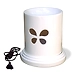 Iris Electrical Fragrances Ceramic Vaporizer Lamp (15 cm x 12 cm x 16.5 cm, White)-8903664048628-sm