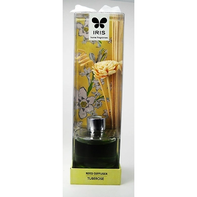 Iris Tuberose Glass Reed Diffuser Set-8903664047577