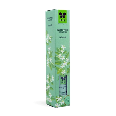 Iris Reed Diffuser Refill Pack Jasmine Fragrance 100ml-8903664049328