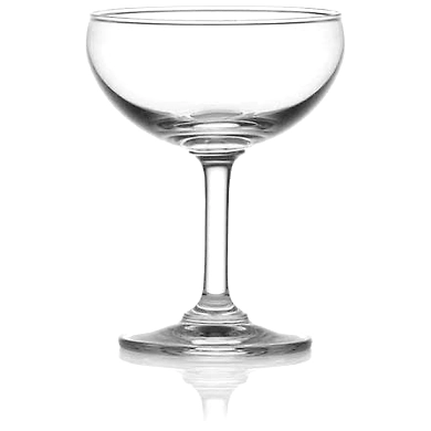Ocean Classic Saucer Champagne Glass Set, 200ml, Set of 6, Clear-111067394