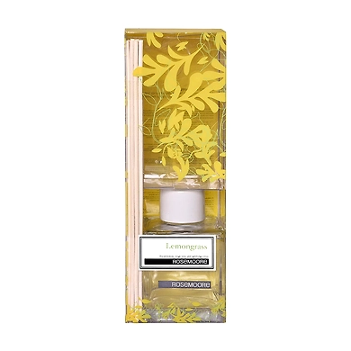 Rosemoore Yellow Lemongrass Scented Reed Diffuser - 200 ML with 10 Reed Sticks-1