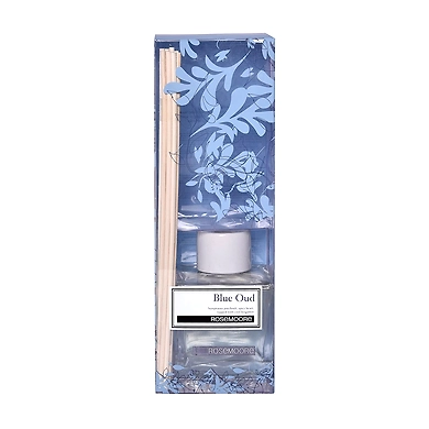 Rosemoore Blue Oud Scented Reed Diffuser - 200 ML with 10 Reed Sticks-1