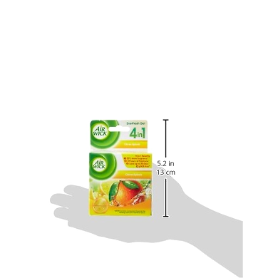Airwick Everfresh Gel Bathroom Air Freshener - Citrus Splash (50 g)-2