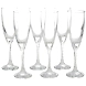 Pasabahce Twist Champagne Flute Set, 150ml, Set of 6,Transparent-1-sm