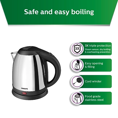 Philips HD9303/02 1.2-Litre Electric Kettle (Multicolor)-1