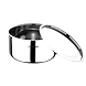 BERGNER Argent Triply Stainless Steel Tope with Stainless Steel Lid, 16 cm, 1.6 Liters, Induction Base, Silver-1-sm