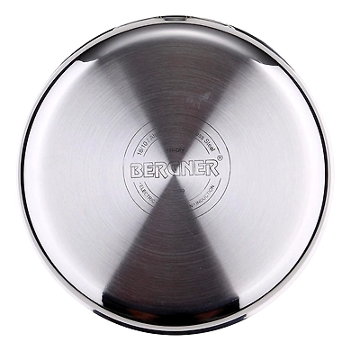 BERGNER Argent Triply Stainless Steel Tope with Stainless Steel Lid, 16 cm, 1.6 Liters, Induction Base, Silver-2