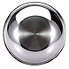 Bergner Argent Triply Stainless Steel Tasra with Stainless Steel Lid, 22 cm, 1.6 Liters. Induction Base, Silver.-2-sm