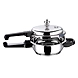 Vinod 18/8 Stainless Steel Pressure Pan with Lid-Junior (Induction Friendly)-827016001278-sm