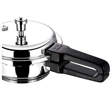 Vinod 18/8 Stainless Steel Pressure Pan with Lid-Junior (Induction Friendly)-2
