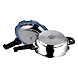 Vinod 18/8 Stainless Steel Pressure Pan With Lid - Senior (Induction Friendly)-1-sm