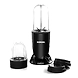 Borosil NutriFresh Portable Mini-Blender and Grinder, 500 ml Blending Jar, 300 ml Chutney Jar, for Mixing Smoothies and Chutneys, Dry Grinding Spices, Black, 400 W-8901309234160-sm