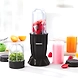 Borosil NutriFresh Portable Mini-Blender and Grinder, 500 ml Blending Jar, 300 ml Chutney Jar, for Mixing Smoothies and Chutneys, Dry Grinding Spices, Black, 400 W-1-sm