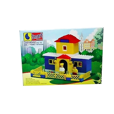 PEACOCK Games And Toys Junior Architect Set (Interlocking Blocks) for 5+ Age Kids-8906029760449