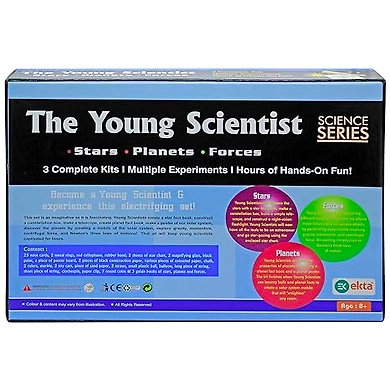 Ekta The Young Scientist Series 3 Set Part Science Kit Stars, Planets, Forces Learn Science The Easy Way Out-2