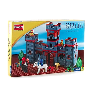 PEACOCK TOYS AND GAMES Castle Set Construction &amp; Building Block Set Forts, House or Anything in Kids Mind for Kids-8906029760128