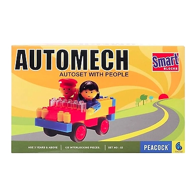 Automech autoset with People Blocks Making Inside Booklet-8906029760098