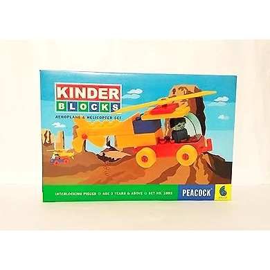Peacock Kinder Blocks Helicopter Set-8906029760166