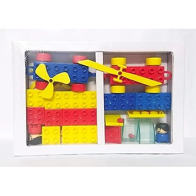 Peacock Kinder Blocks Helicopter Set-1