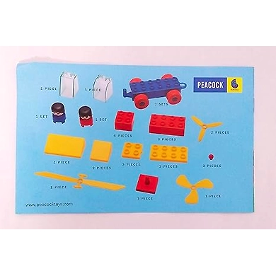 Peacock Kinder Blocks Helicopter Set-2