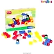 PEACOCK KINDER BLOCKS CAR SET INTERLOCKING PIECES-2-sm