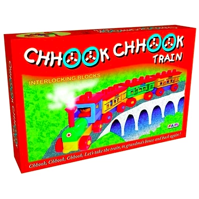 Chook Chook Train Interlocking Educational Learning Construction Toy Building DIY Train-8906134770760