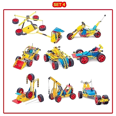 Toysbox MEC - O - Tec Set 4 Metal Construction Toy, Building Blocks, Educational Toys for 6+ yrs Boys and Girls-1