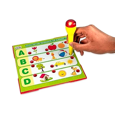 CLEVER KIDS Intellikids A Perfect Electro Game. 10 Double Sided Printed Cards.If it Lights its Right.A Fun Way to Learn About Alphabet,Numbers,Colors,Shapes,Objects,Animals &amp; Much More.-1