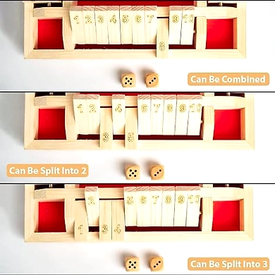 RATNA'S Shut The Box Roll and Flip Party &amp; Fun Games for All Age Group-2