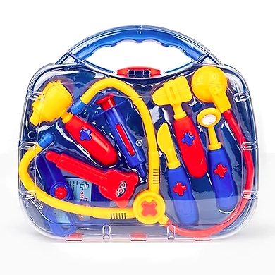 Ratna's Doctor Medical Kit Toys with 8 Different Medical Instruments Along with Portable Medical Clinic Suitcase | Doctor Set Pretend Play | A Perfect Role Play Toy for Kids 3+ Years-8904114995097