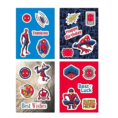 RATNA'S Marvel Little Greeting Card Making Spiderman Themed Art &amp; Craft DIY Kit for Kids-1