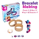 RATNA'S Disney Frozen Bracelet Making DIY Kit Using Colourful Tape, String &amp; Buttons for Kids-1-sm