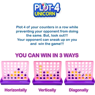 RATNA'S Plot 4 Unicorn for Kids Party &amp; Fun Games Board Game Party &amp; Fun Games Board Game-2