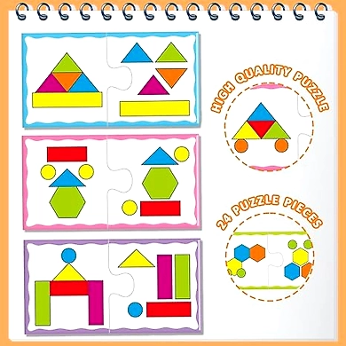 RATNA'S Educational Jigsaw Puzzle Range for Kids (Match The Shapes)-2