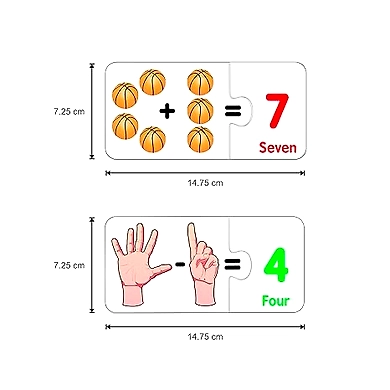 RATNA'S Educational Jigsaw Puzzle Range for Kids (Match The Mathematic)-2