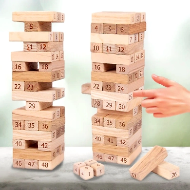 RATNAS WOODEN TOWER WITH NUMBER-1