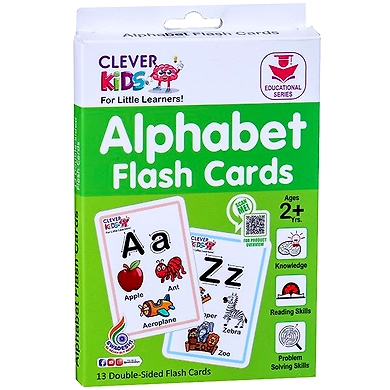 Clever Kids Alphabet Flash Cards-8904114986064